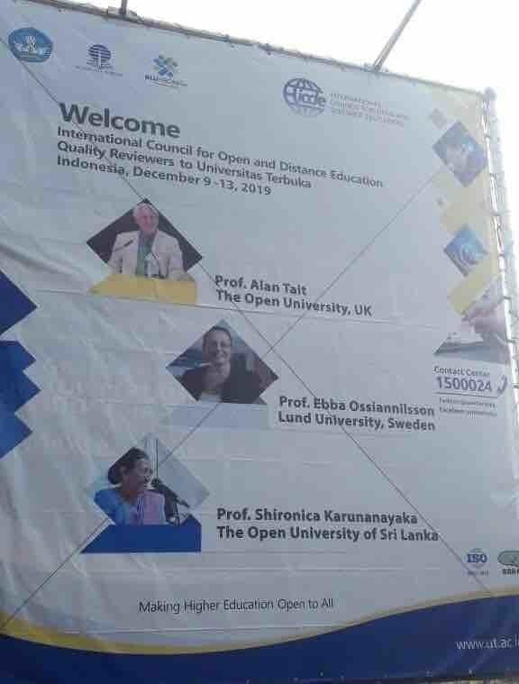 Quality review at University Terbuka, Indonesia, 2019